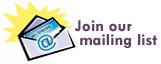 Join our mailing list